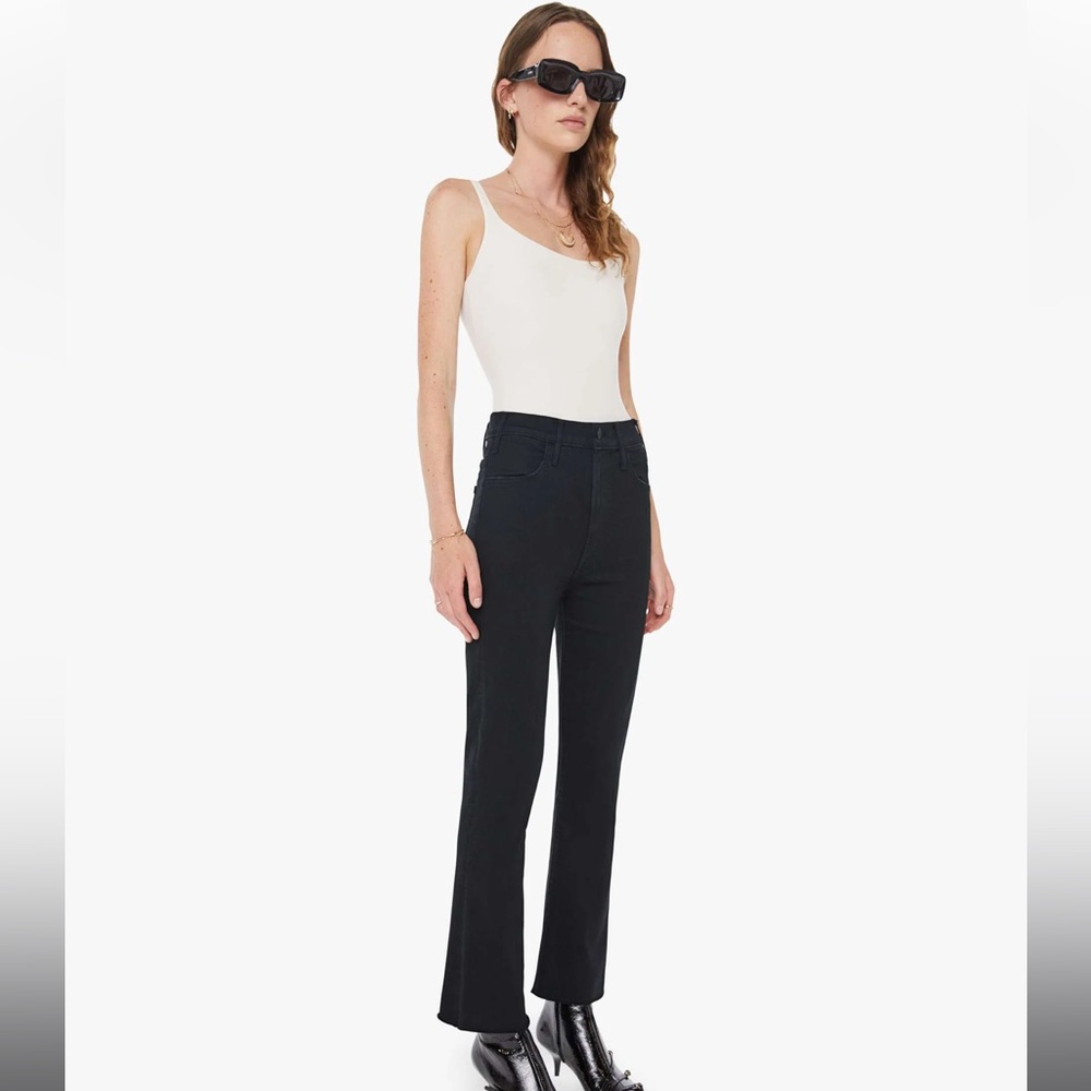 NWT Mother The Hustler Ankle Fray